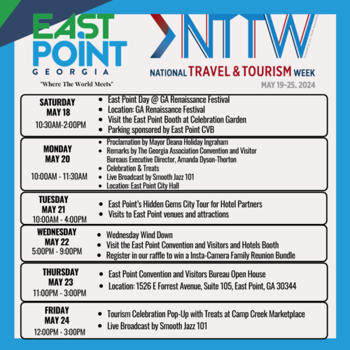 East Point, GA Travel & Tourism Week